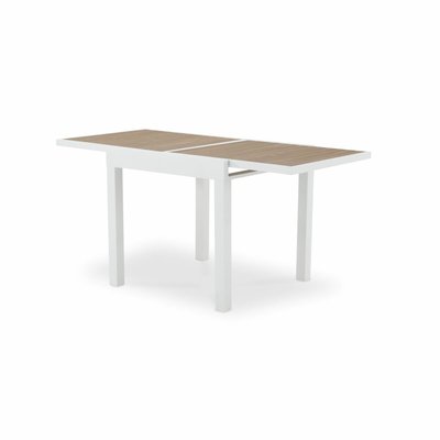Table à manger, extensible, aluminium, OSAKA DEFORA HOME