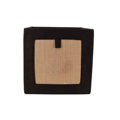 Cube de rangement en cannage 31x31x31cm ORNAMI