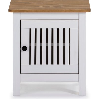 Table de chevet 1 porte en pin massif - FABIA HOMIFAB