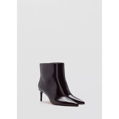 Bottines effet verni bout pointu MANGO