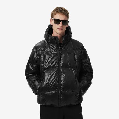 Short Water-Repellent Padded Jacket with Hood LACOSTE