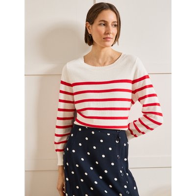 Pull marinière coton biologique et cachemire CYRILLUS