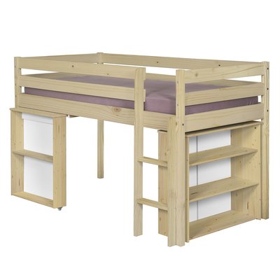 Lit enfant combiné avec matelas Bois massif  DAVON AKITEN RETAIL