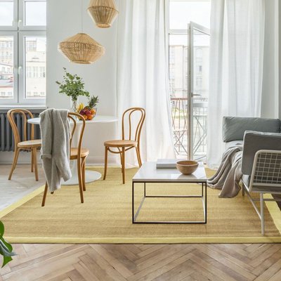 Tapis de salon en jute  NATURAL JUTE THE DECO FACTORY