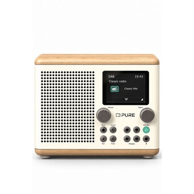 Radio DAB Classic H4 Cotton White PURE
