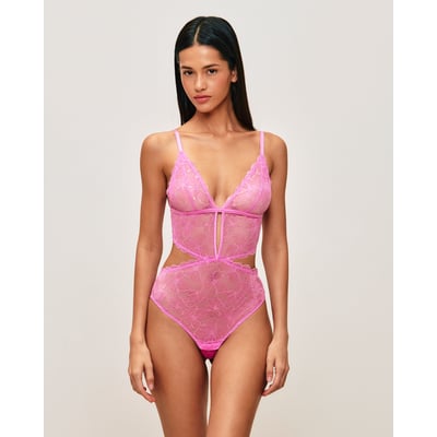 Body dos nu en dentelle florale SOHANIZ UNDIZ