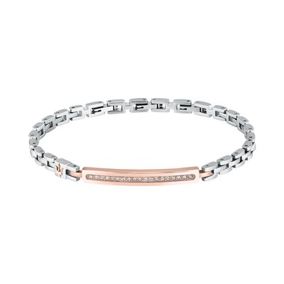 Bracelet acier, cristaux ICONIC MASERATI