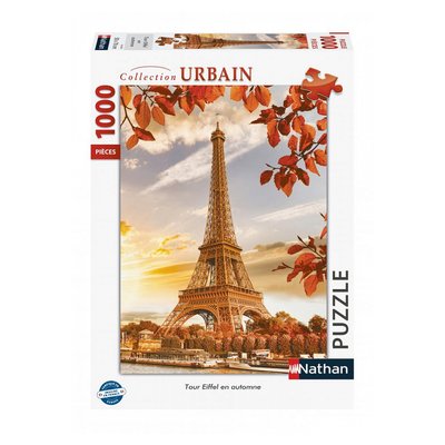 Puzzle 1000 p - Tour Eiffel en automne NATHAN