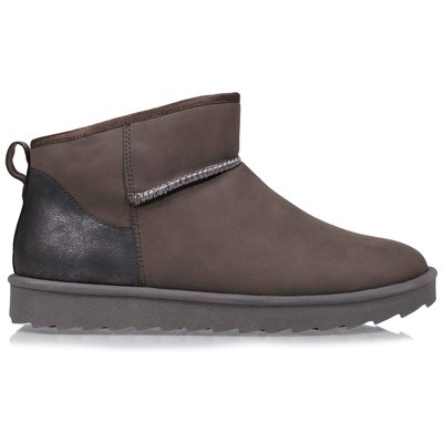 Bottines chaudes, légères, confortables et modernes, effet nubuck ISOTONER