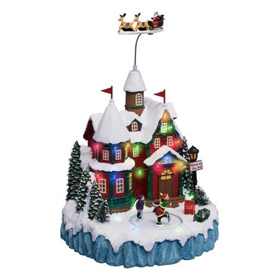 Village de Noël Maison du Père Noël 22 LED ATMOSPHERA