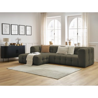 Canapé d'angle fixe 3 places en tissu, CLOUD BOBOCHIC