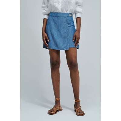 SKORT EN LIGHTDENIM SALSA JEANS