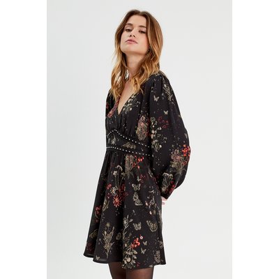 Robe évasée détails cloutés CACHE CACHE