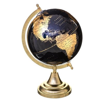 Globe Terrestre  Et Or H33 ATMOSPHERA