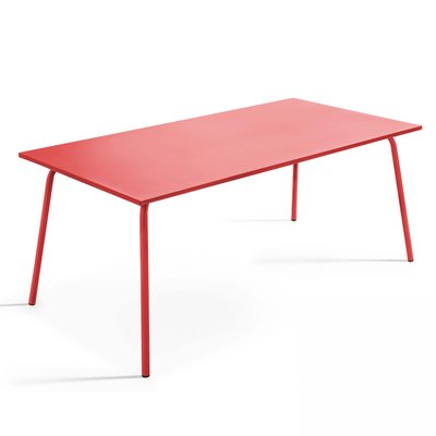 Table de jardin en métal 8 places, PALAVAS OVIALA