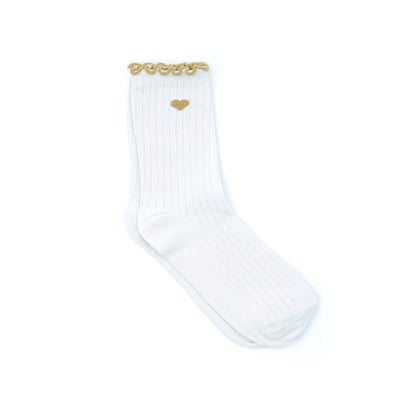 Chaussettes cœurs Gisèle MISE AU GREEN