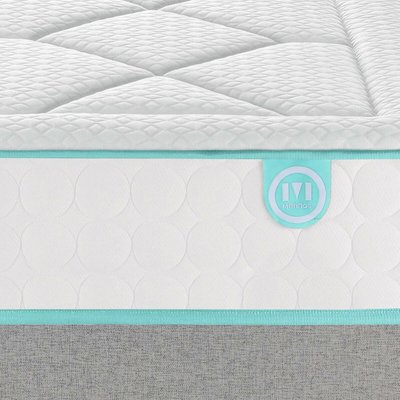 Ensemble matras met pocketveren + bedbodem, LE TOUT MOELLEUX MERINOS