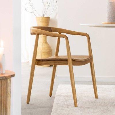 Chaise en bois de teck (lot de 2) JUNE MADE IN MEUBLES 