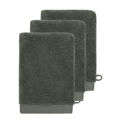 3 gants de toilette Zéro Twist 560 g/m² SENSOFT SENSEI MAISON