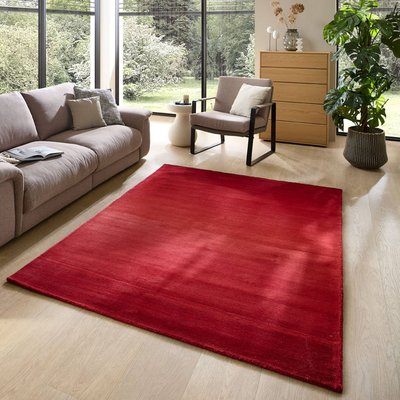 Tapis tissé main en couleurs vives et dégradé - Wool comfort THEKO