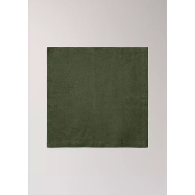 Serviettes de table en lin jacquard floral MANGO HOME