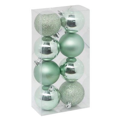 8 Boules de noel mat et brillante EDEN