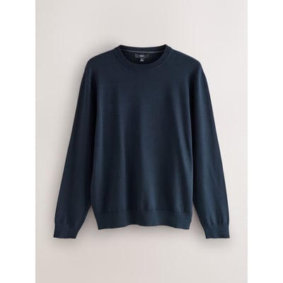 Pull ras du cou standard en coton majoritaire NEXT
