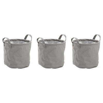 Cache pot en jute gris (Lot de 3) AUBRY GASPARD