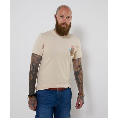 T-Shirt Imprimé Dos Tigre contre Dragon JOE BROWNS