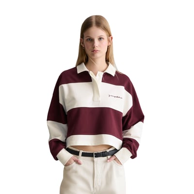 Sweat-shirt de rugby relaxed en pur coton organique MARC O’POLO DENIM