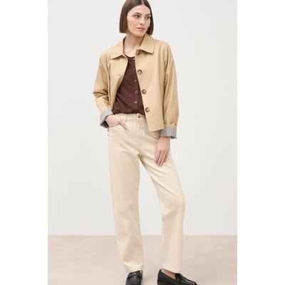 Jeans straight 7/8ème taille haute BONOBO