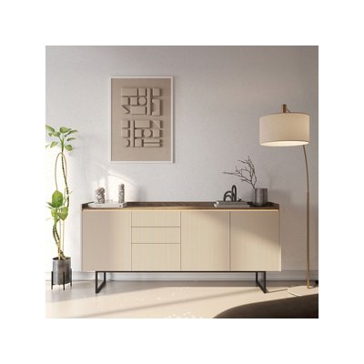 Buffet bas en panneaux de particules 3 portes 192 cm, LOUNA BOBOCHIC
