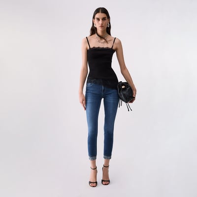 Jean skinny avec ornements LIU JO