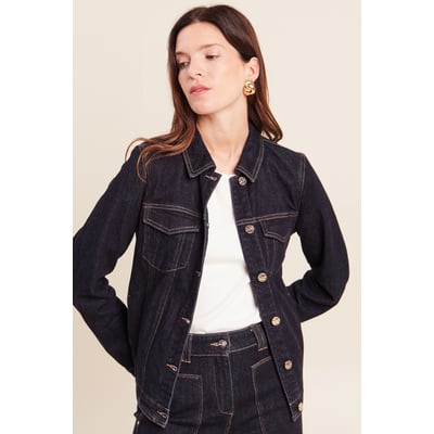 Veste cintrée courte en jean BREAL