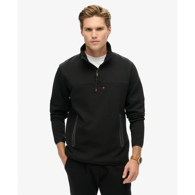 Veste ample technique à logo et demi-zip SUPERDRY