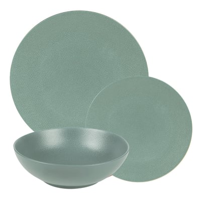 Service d'assiettes Vésuvio   12 pièces - VÉSUVIO TABLE PASSION