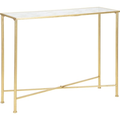 Console en verre motif papillons GLAM RECOLLECTION