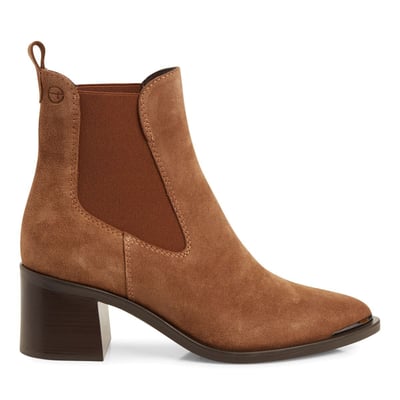 Bottines pointues en cuir TAMARIS