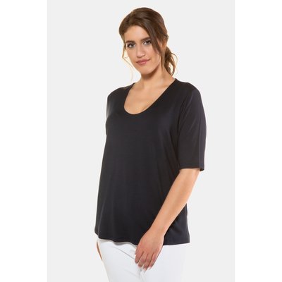 T-shirt en crêpe de viscose stretch ULLA POPKEN