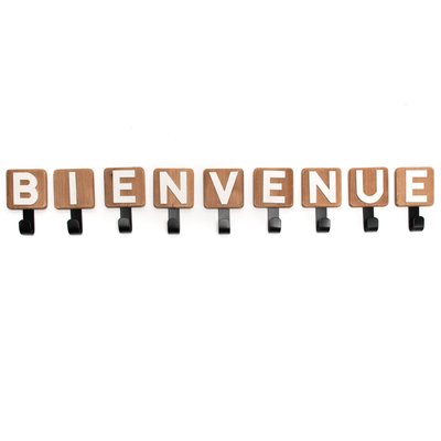 Patère lettrage Bienvenue AMADEUS