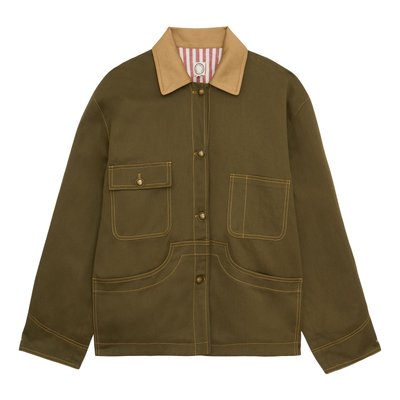 Veste de travail Melchior en coton kaki INES DE LA FRESSANGE PARIS