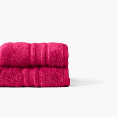 Drap de bain coton LOLA II CARRE BLANC