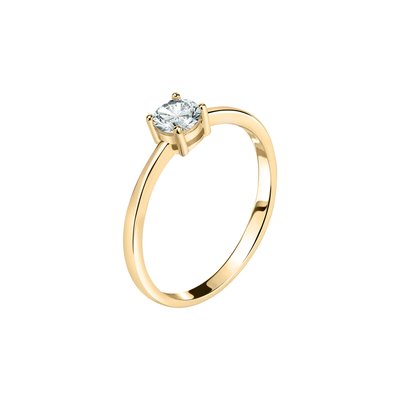 Bague en or jaune 375 LOVE ME BLUESPIRIT