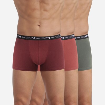 Lot de 3 boxers Coton Stretch DIM