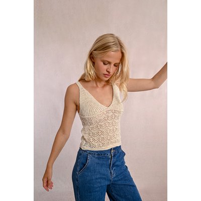 Débardeur en maille ajourée MOLLY BRACKEN