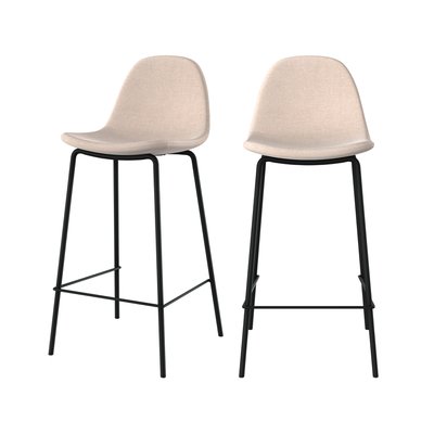 Lot de 2 chaises pour îlot central en tissu 65,5 cm - HENRIK RENDEZ-VOUS DÉCO