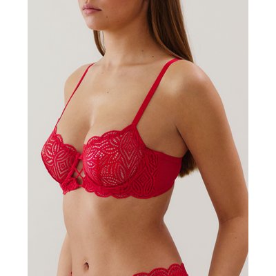 Soutien-gorge corbeille en dentelle rose DAILIZ UNDIZ