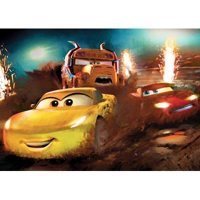 Papier peint Komar - Cars Dirt Track - 350 x 250 cm HEXOA