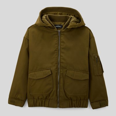 Blouson bomber avec capuche amovible MONOPRIX