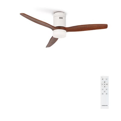 Ventilateur de plafond avec pales techniques en ABS avec lumière et télécommande WIND CALM CREATE